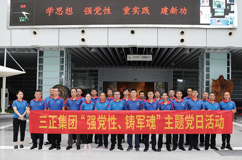 我集團(tuán)組織黨員開(kāi)展“強(qiáng)黨性、鑄軍魂”主題黨日活動(dòng)