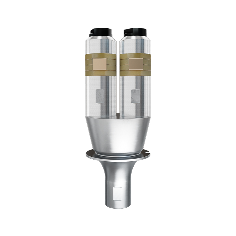 15kHz-4200W 新力源換能器 雙柱直筒(銀黃)