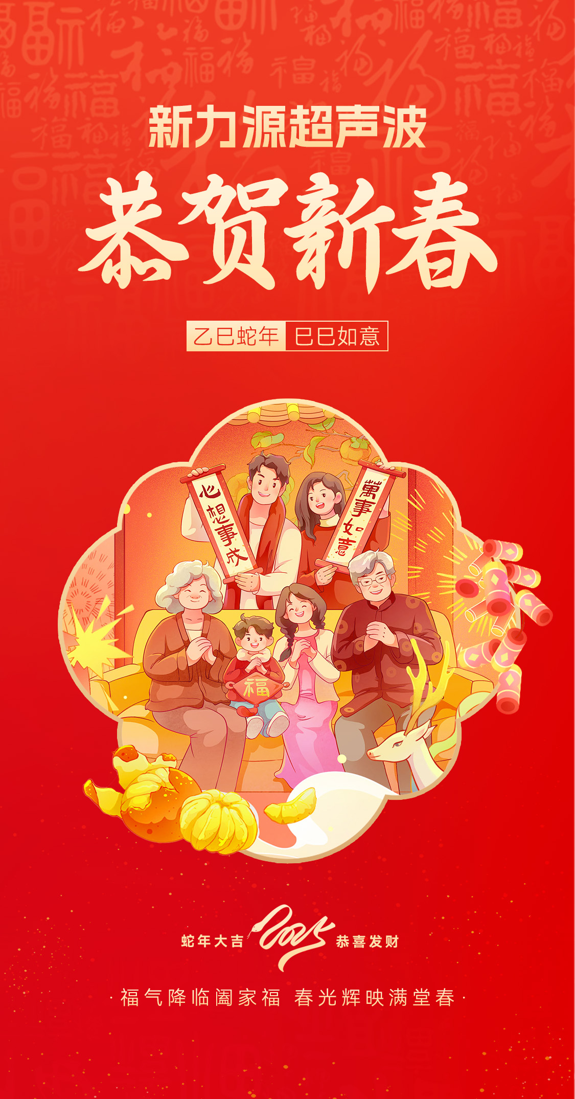 恭賀新春，新力源超聲波向您拜年啦！